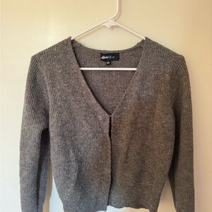 Alice Blue Gray Women's Cardigan